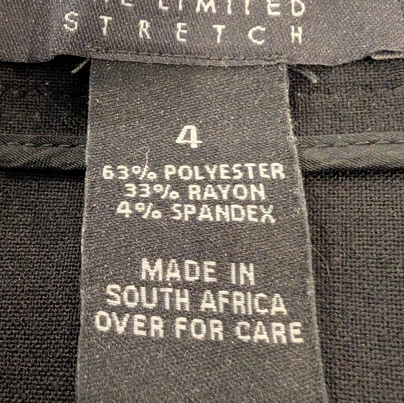 The Limited Black Pencil Skirt Size 4 - Picture 2 of 4